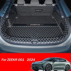 For ZEEKR 001 2024 2023 2022 Car Rear Trunk Mat Cargo Boot Liner Tray Rear Boot Luggage Cover Protective Pad Accessories