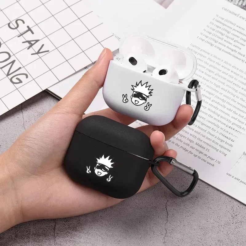 Postać z kreskówki Anime Cool Airpod Case Cool Earphone Cover dla AirPods 2 3 Pro 2nd Generation Case Prezent dla przyjaciela fanów filmów — zdjęcie 2