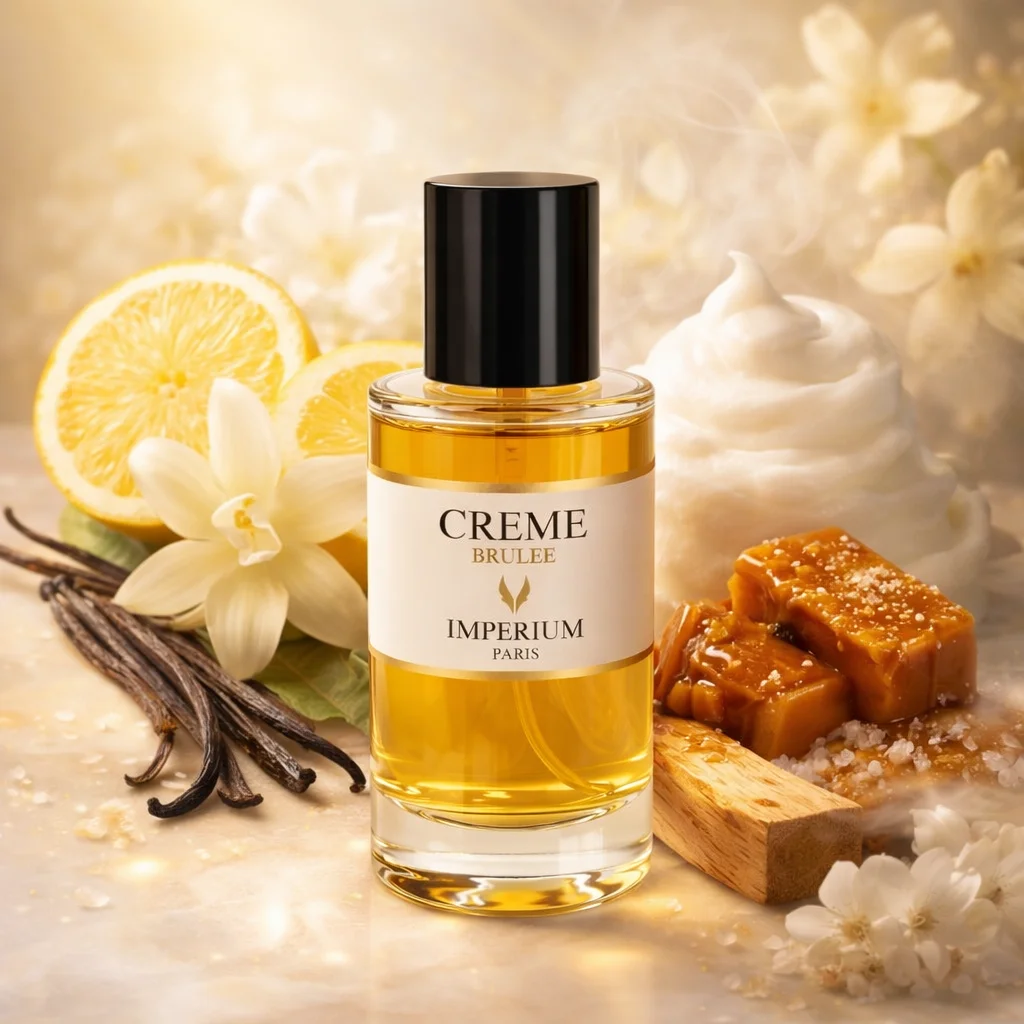 IMPERIUM PARIS Crème Brûlée – Extrait de Parfum Gourmand Femme 50 ml | Vanille Bourbon & Caramel Brûlé