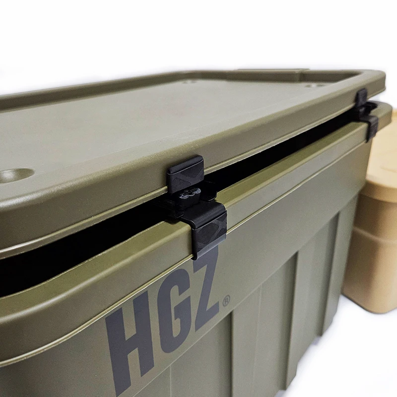 High-ground HGZ Tor Container Cargo Box 53L 75L Compatible Easy Slide Slider rail