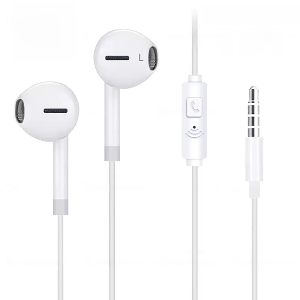 1/5/10PCS Écouteurs filaires universels 3,5 mm Écouteurs filaires stéréo confortables Pour téléphones mobiles, ordinateurs et plus encore.