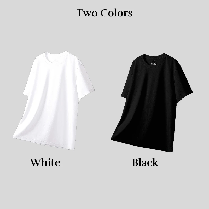 Basement-Men and Women's Basic Style T-shirts, Harajuku Casual Luxury Tshirt, Pima Cotton, Waterproof, Oil-proof, Stain-proof