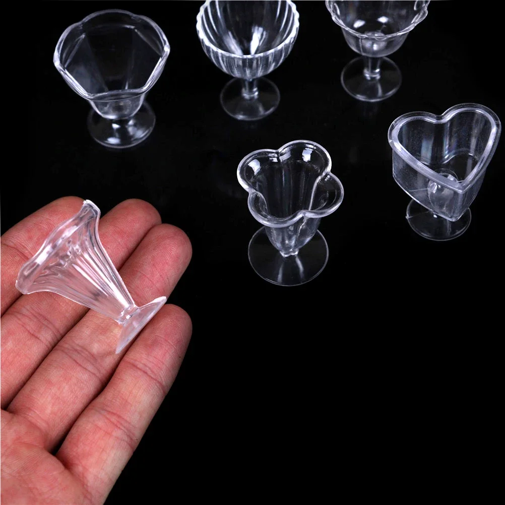 Mini-ustensiles de cuisine standard Butter House, crème glacée, sundae Cup, jouet, 6 pièces