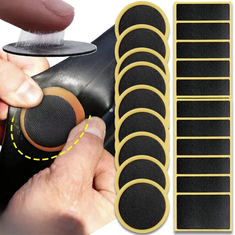 AliExpress NONE Bicycle Tire Repair Patch Glue-Free Adhesive Quick Repairing Tyre Protection Patch for Mountain Road Bike Inner Tyre Repair Pads