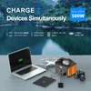 Gaiaray 100 ワット 300 ワット 500 ワットポータブル発電所純粋な正弦波ソーラー発電機 110 V/220 V UPS キャンプ充電ステーション電源銀行 2
