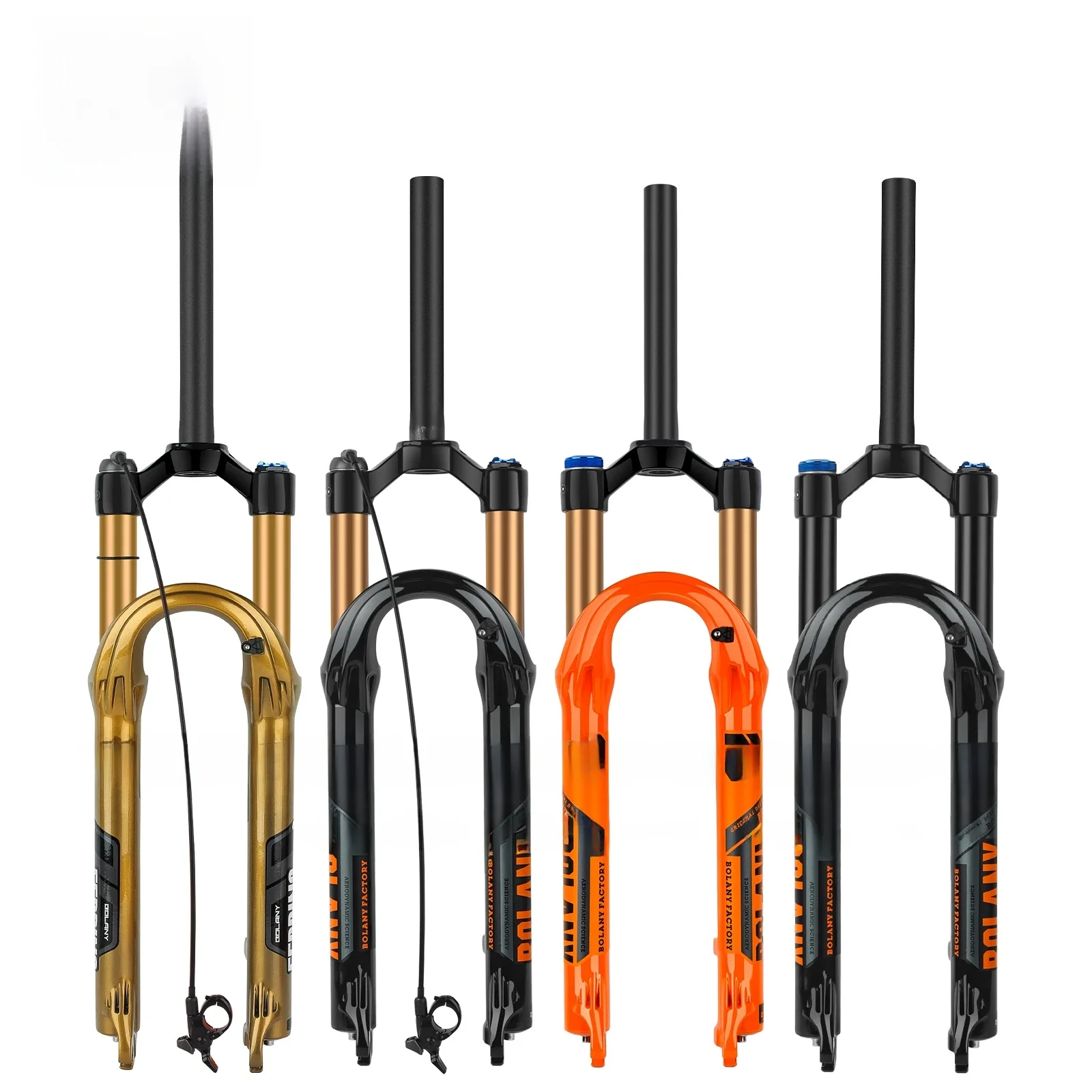 AliExpress BOLANY Bolany MTB Bicycle Air Supension Fork 26/27.5/29 Inch Straight Tube Magnesium Alloy Mountain Bike Fork 120mm Travel Disc Brake