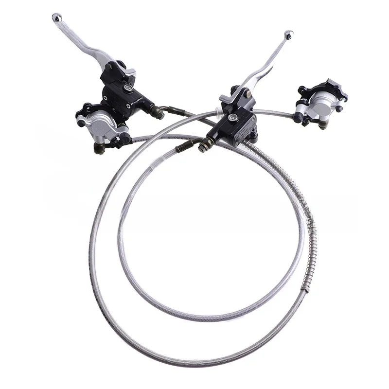 AliExpress NONE 49cc Mini Motorcycle pocket bike Brake Front Rear Left Right Pump Master Cylinder Hydraulic Brake Hose Line Brake Calipers