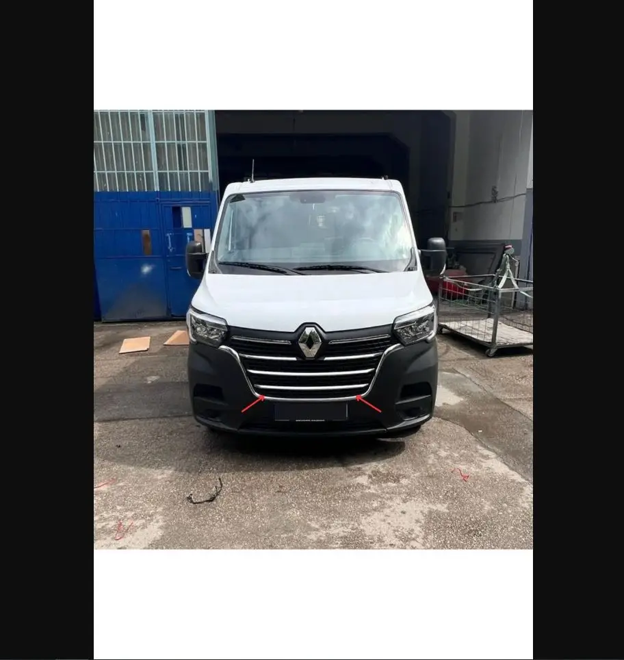 For Renault Master Chrome Front Grille 4 Pieces 2019 To 2025 Stainless Steel - Body Kİt Spoiler Diffuser Mirror Tires Battery