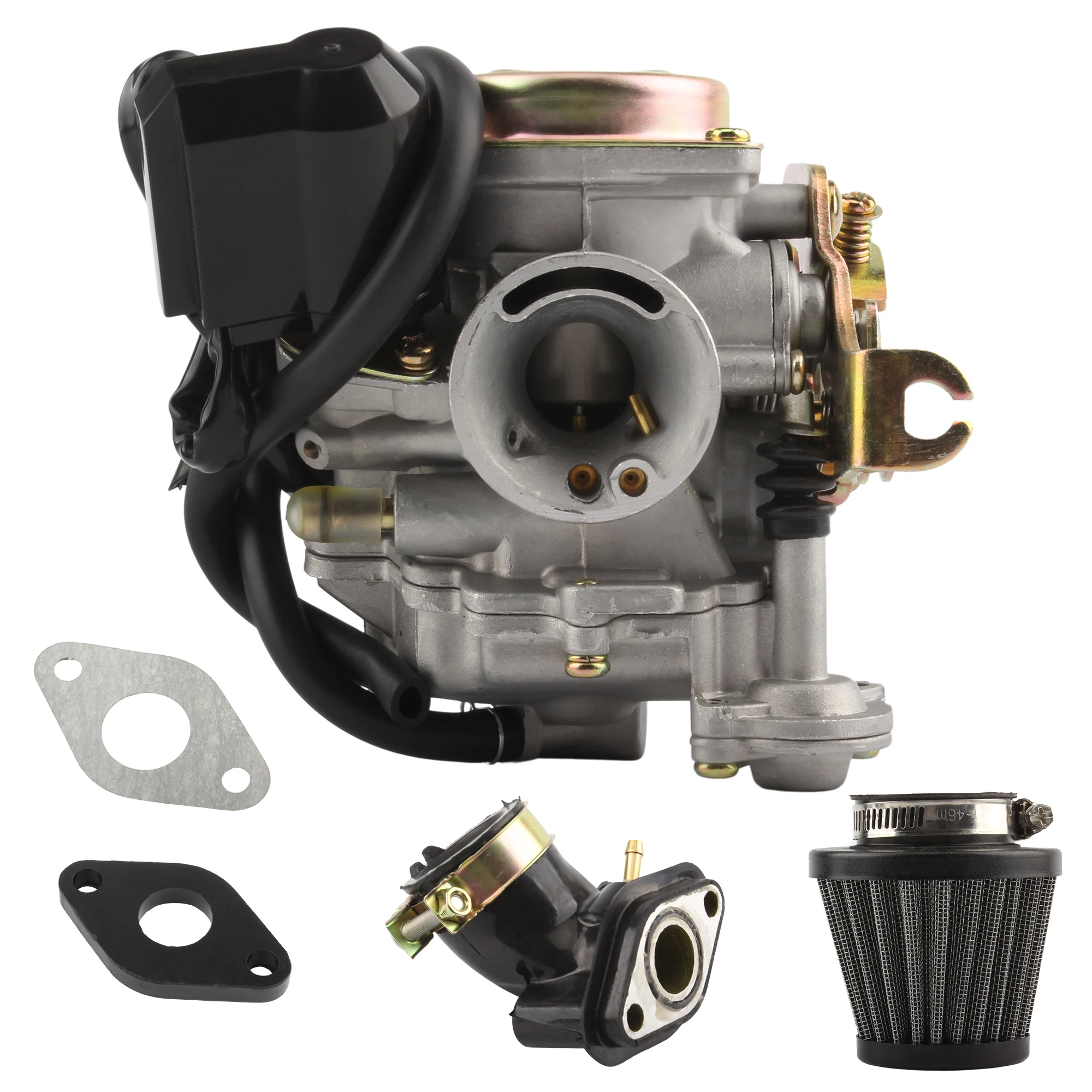 Motorcycle Carburetor PD18 GY6 18.5mm 50cc for Honda Yamaha Suzuki 139QMB1 39QMA GO KART ATV Universal Carburetor Set Moped Moto