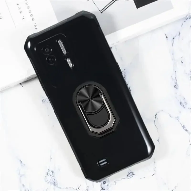 Dla OUKITEL WP17 WP19 Etui z tyłu Pierścień na palec Miękkie silikonowe etui TPU dla OUKITEL WP17 WP19 Pokrowiec na telefon — zdjęcie 2