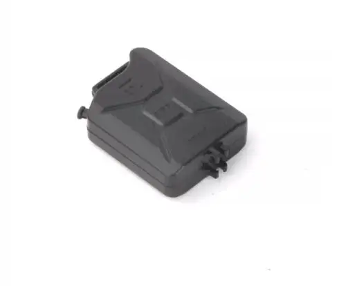 D1RC Black Plastic Jerry Can 1/10 Scale Decorative Mood Part for RC Crawler D90 Camel Cup Model Car Accessories