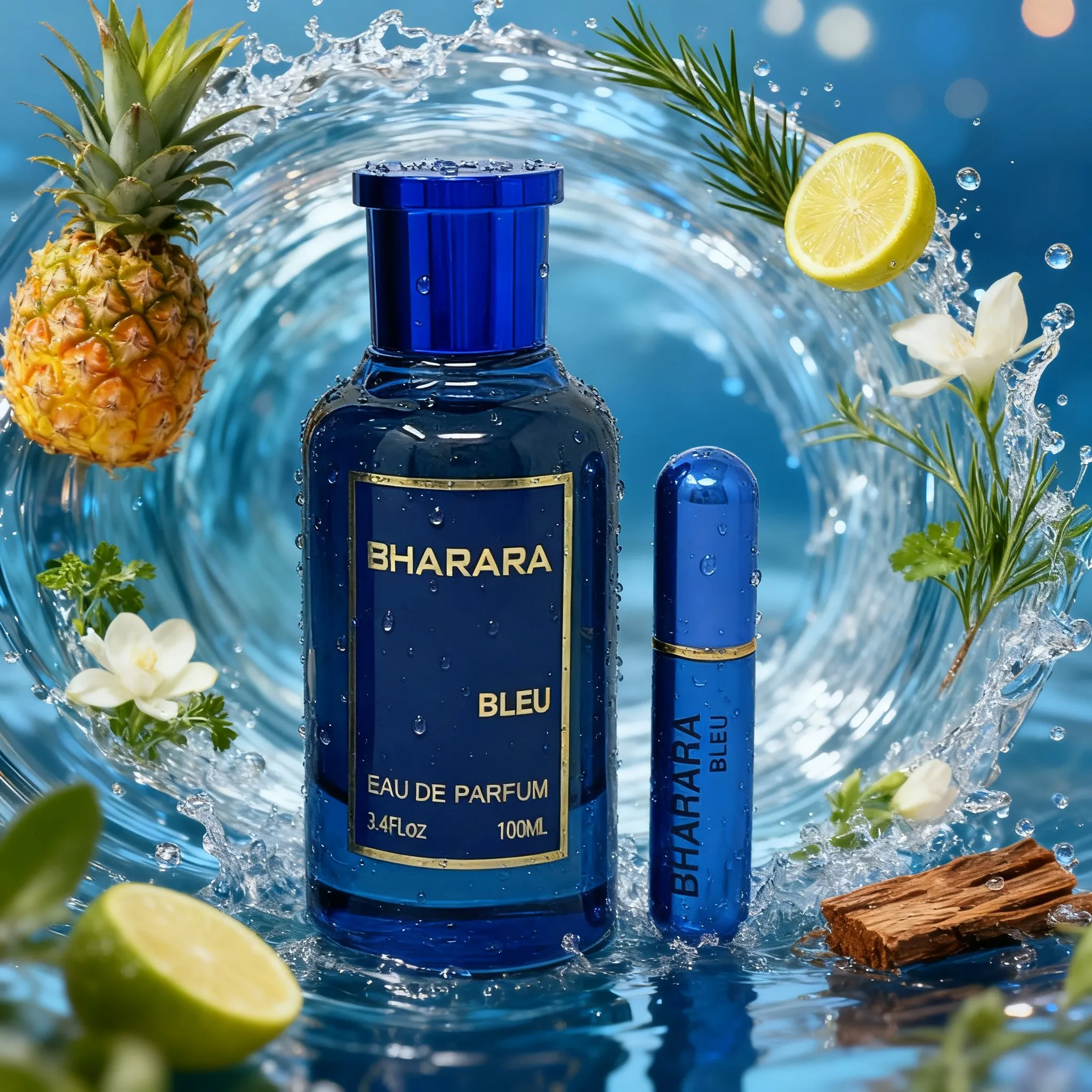 Bharara Bleu Pour Homme Eau De Parfum For Men