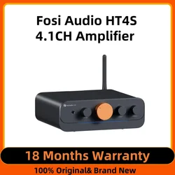 Fosi Audio HT4S Bluetooth 4.1 Home Sound Amplifier, Mini Desktop Amp with TPA3116 and Bass Treble Controls for Speaker Subwoofer
