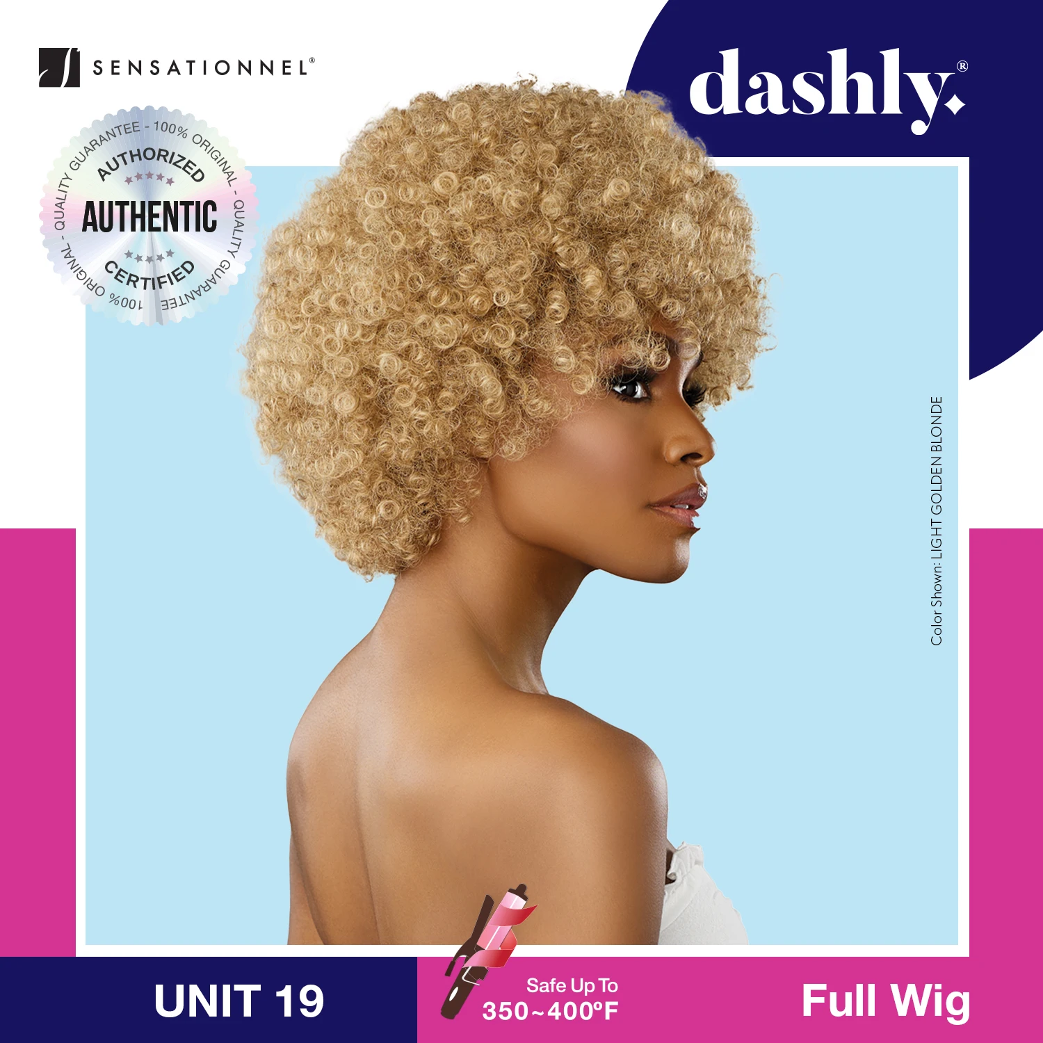 Sensationnel Dashly Wig UNIT 19 - Bob, Easy Style, Trendy Look, Comfortable Fit