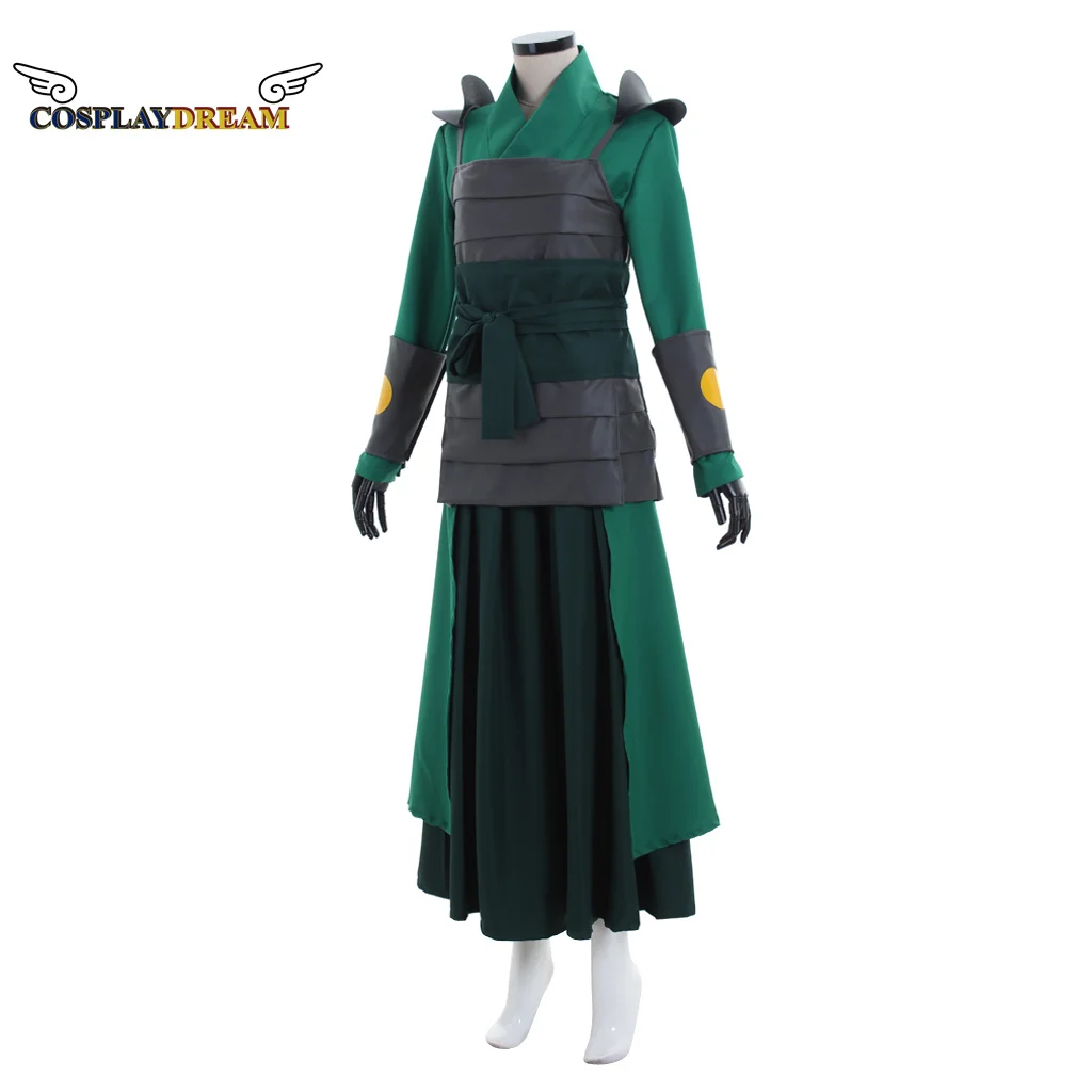 Costume de Cosplay pour femmes adultes, Avatar, le dernier maître de l'air, Suki, les combattants de Kyoshi, Costume d'halloween