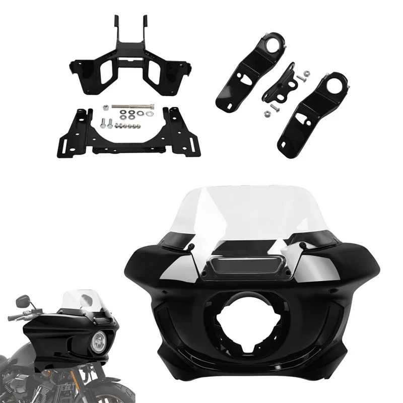 Wspornik przedniej szyby reflektora do Harley LOW RIDER ST FXLRST 2022-2023 DIABLO 2022 — zdjęcie 2