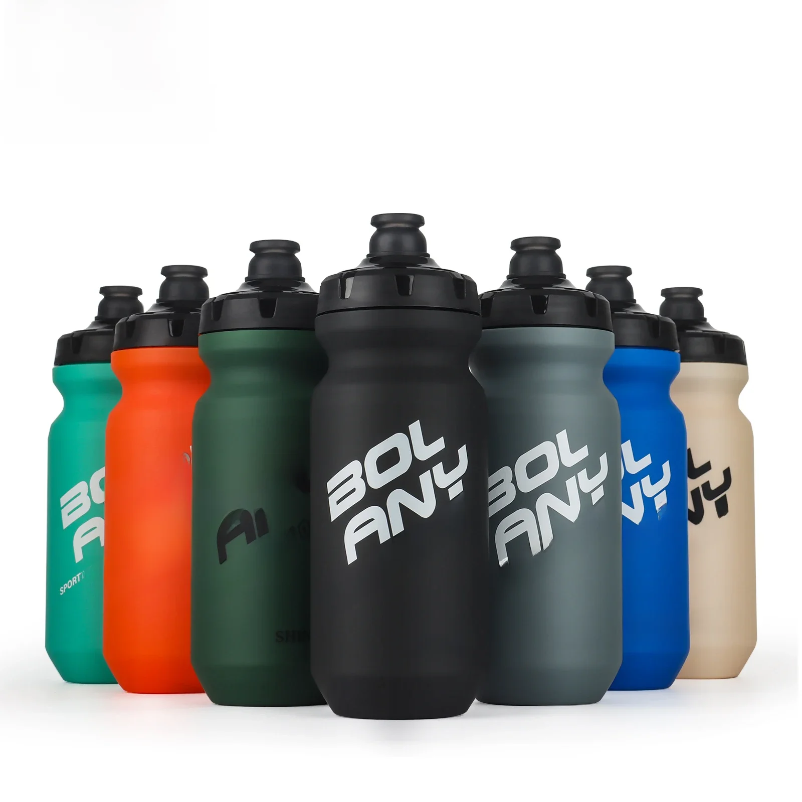 AliExpress BOLANY 610ML Sports Bottle Rubber Paint Plastic Bicycle Water Bottle Portable Squeeze Drinking Outdoor Kettle Cycling Supplies