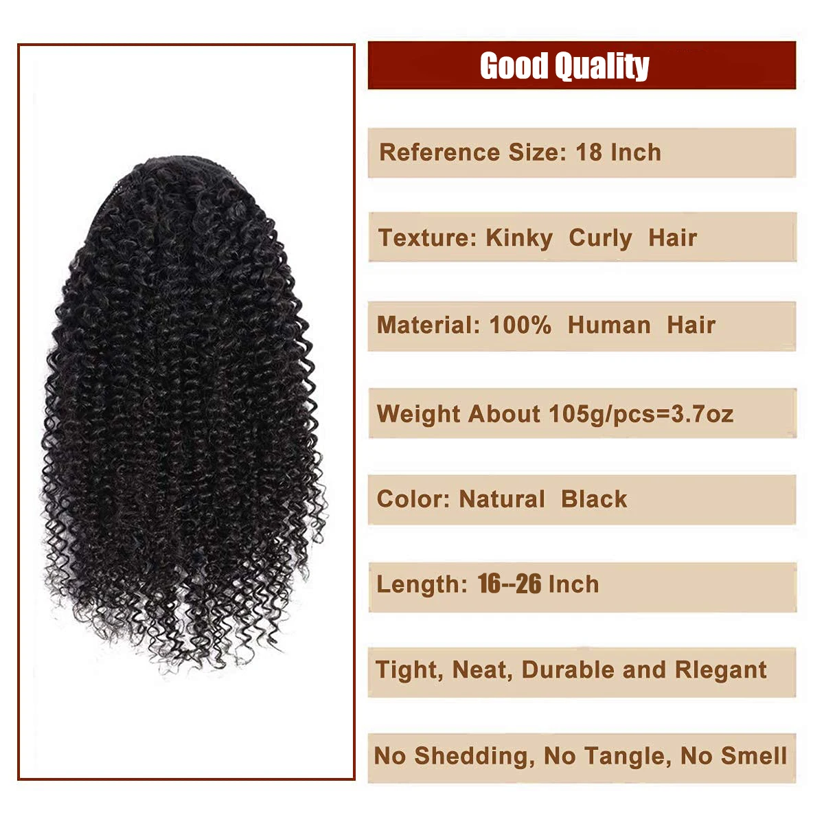 Thumbnail 2 - #55 Cheapest Human Hair Ponytails Deals You Can Get