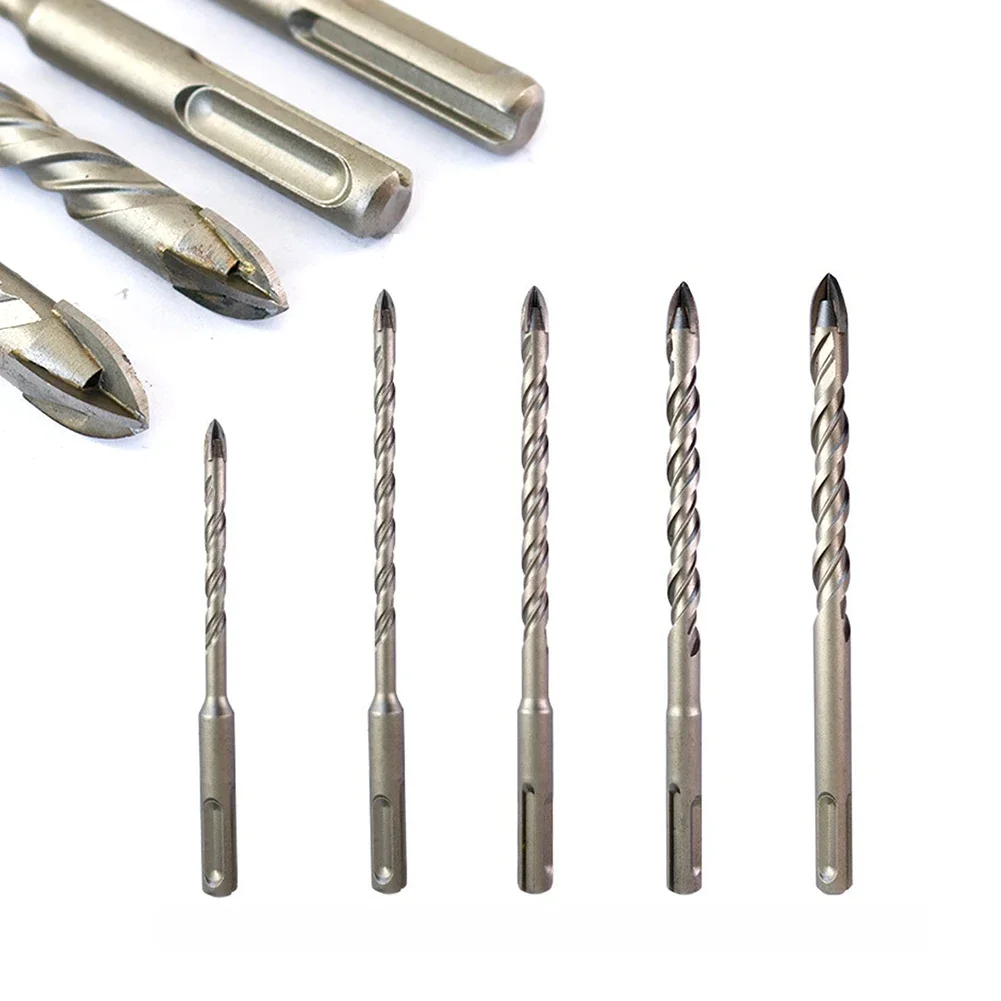 Forets pour carreaux de porcelaine, en acier allié, tige SDS PLUS, foret en carbure pour pierre céramique 6*110/8*160mm en option