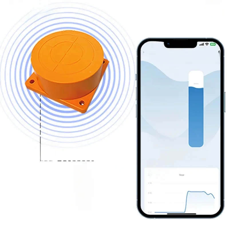 ME201WCS Smart Socket Tuya Mobile APP Wireless WiFi Remote Ultrasonic Real Time Water Level Sensor Monitor