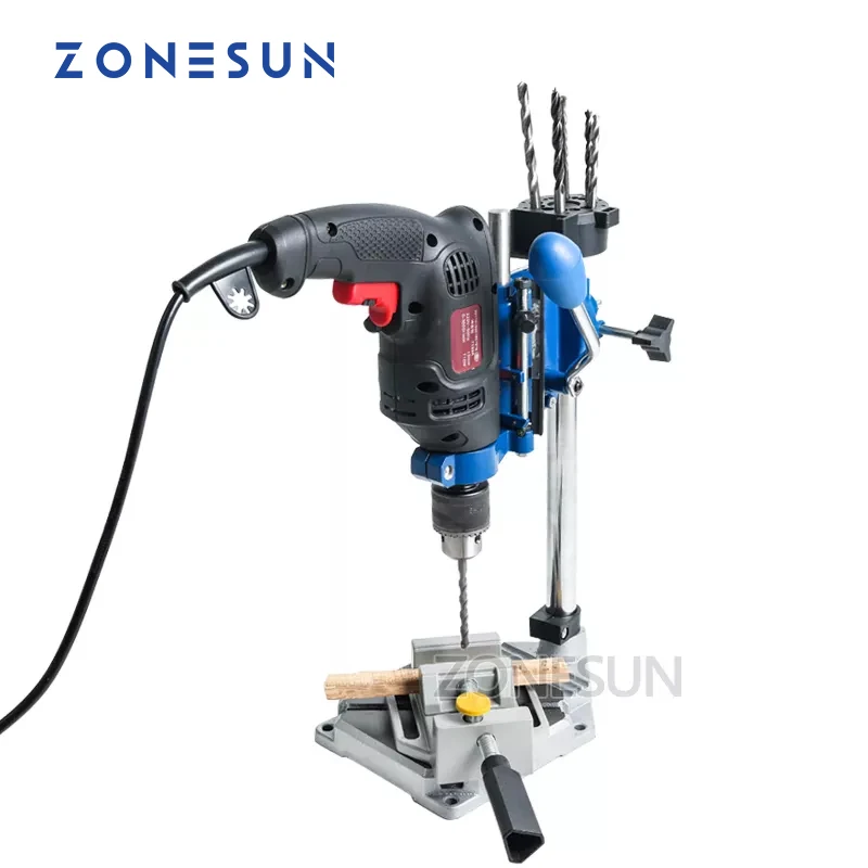 ZONESUN drilling Machine Work Bench 38-43mm clamping holder for hold electric drilling machine milling machine supportor