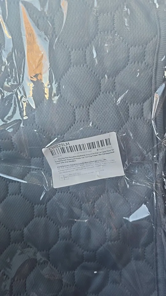 Customer review photo for Washable Reusable Dog Pee Pad