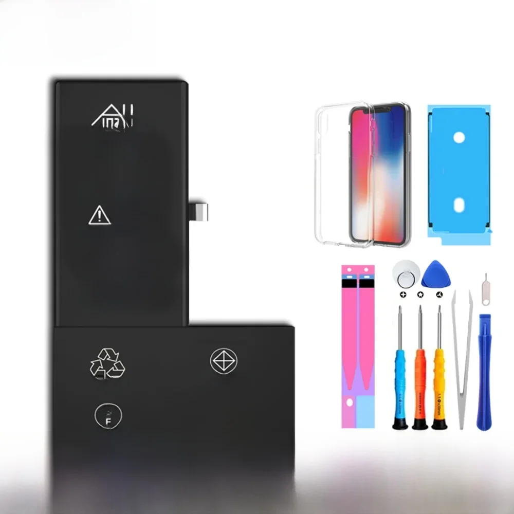 PINZHENG Bateria o dużej pojemności do iPhone X XR XS Max 12 13 Mini Pro Max 11 Pro Max Zamienna bateria Gwarancja jeden rok — zdjęcie 2