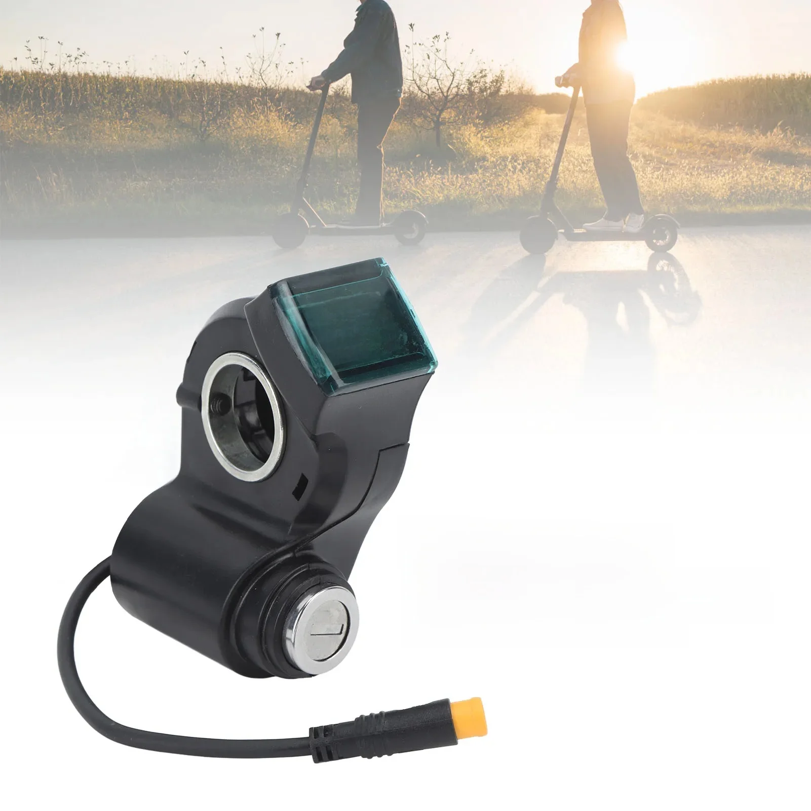 AliExpress Qiilu Scooter Digital Display Switch Lock 10 Inch Electric Scooter Key Switch Lock Secure and Reliable Waterproof For Replacement