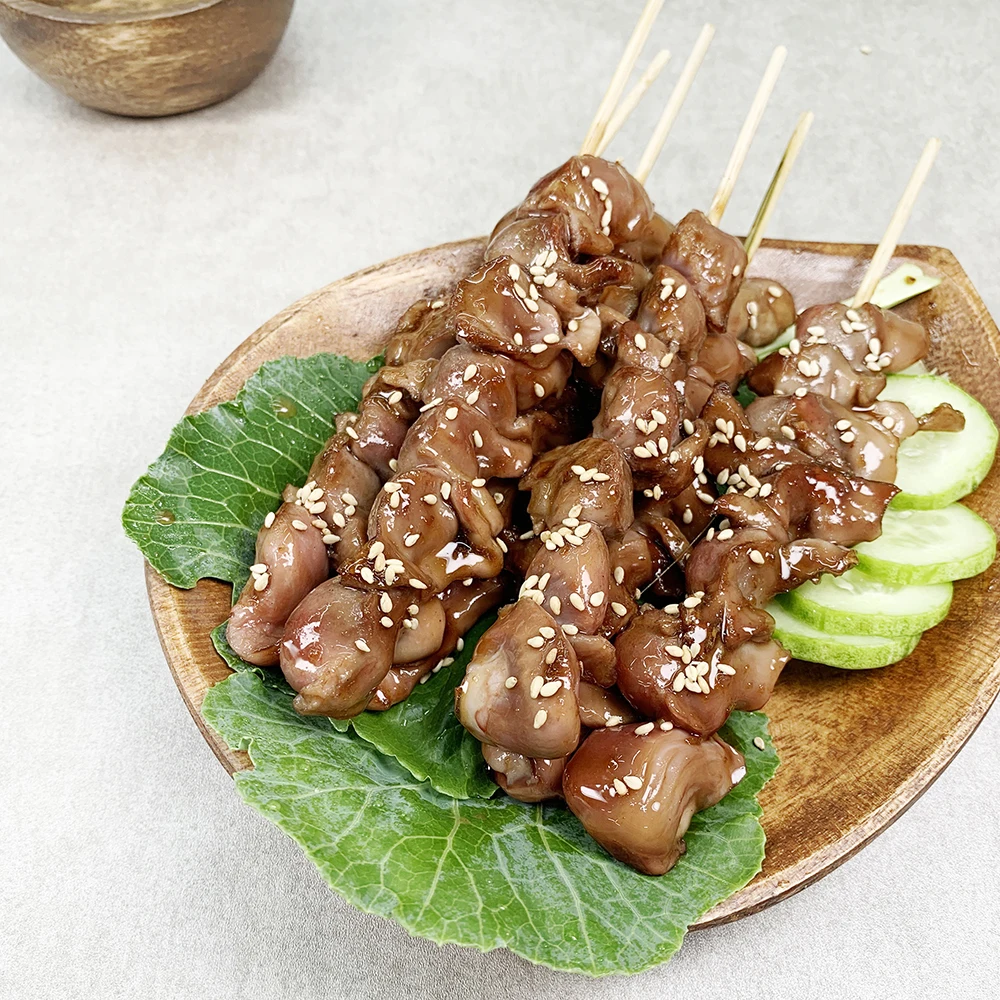 고우하 숯불용 닭모래집 닭꼬치 210g(6꼬치*2팩) 근위 닭똥집 캠핑 밀키트