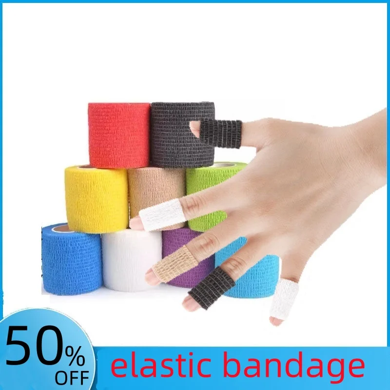 Self Adherent Cohesive Bandage Wrap Stretch Non Woven Self Adhesive Tape - Skin Colour Athletic Elastic Bandage