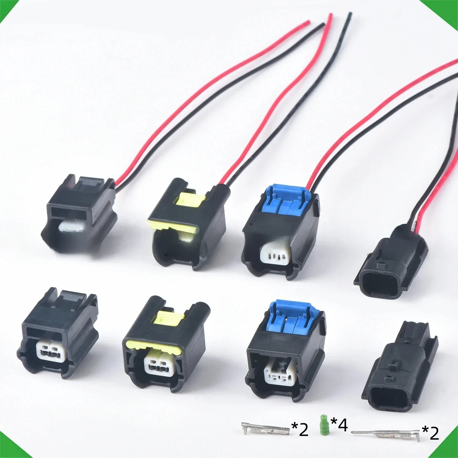 Prise de connecteur automatique étanche pour capteur ABS, 2 broches, 7282-8851-30, 7283-8851-30, 7289-5011-30, 90980-85011, 7298-1865, 90980-81865