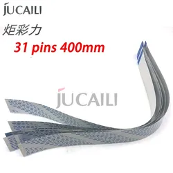 Jucaili 8pcs for epson dx5プリントヘッドケーブルffcフラットデータケーブルforkycolor allwin xuli aifa ewitcolorヒューマンプロッター31p 400mm