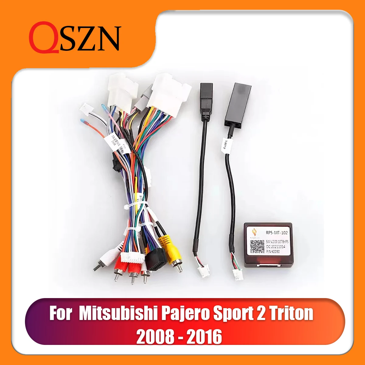 Canbus Box MT-SS-07/RP5-MT-002 For Mitsubishi Pajero Sport 2 Triton 2008-2016 Lancer 20PIN Harness Power Cable Android Car radio