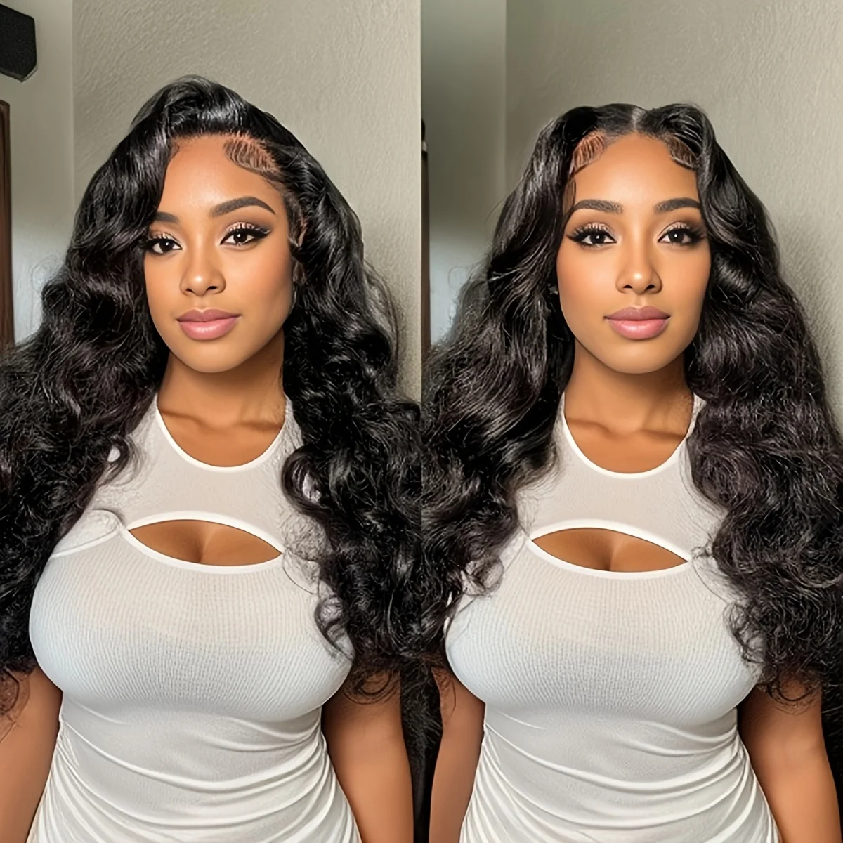 

40 Inch Brazilian Remy Human Hair Wig 13x4 Body Wave HD Transparent Lace Front Wig 200% Density Lace Frontal Wigs Human Hair