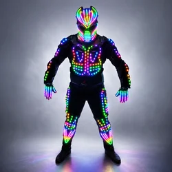 Future LED Robot Dance Suit Festival Celebrate Prom Party Music Show Costume Dancer Show Club Dress