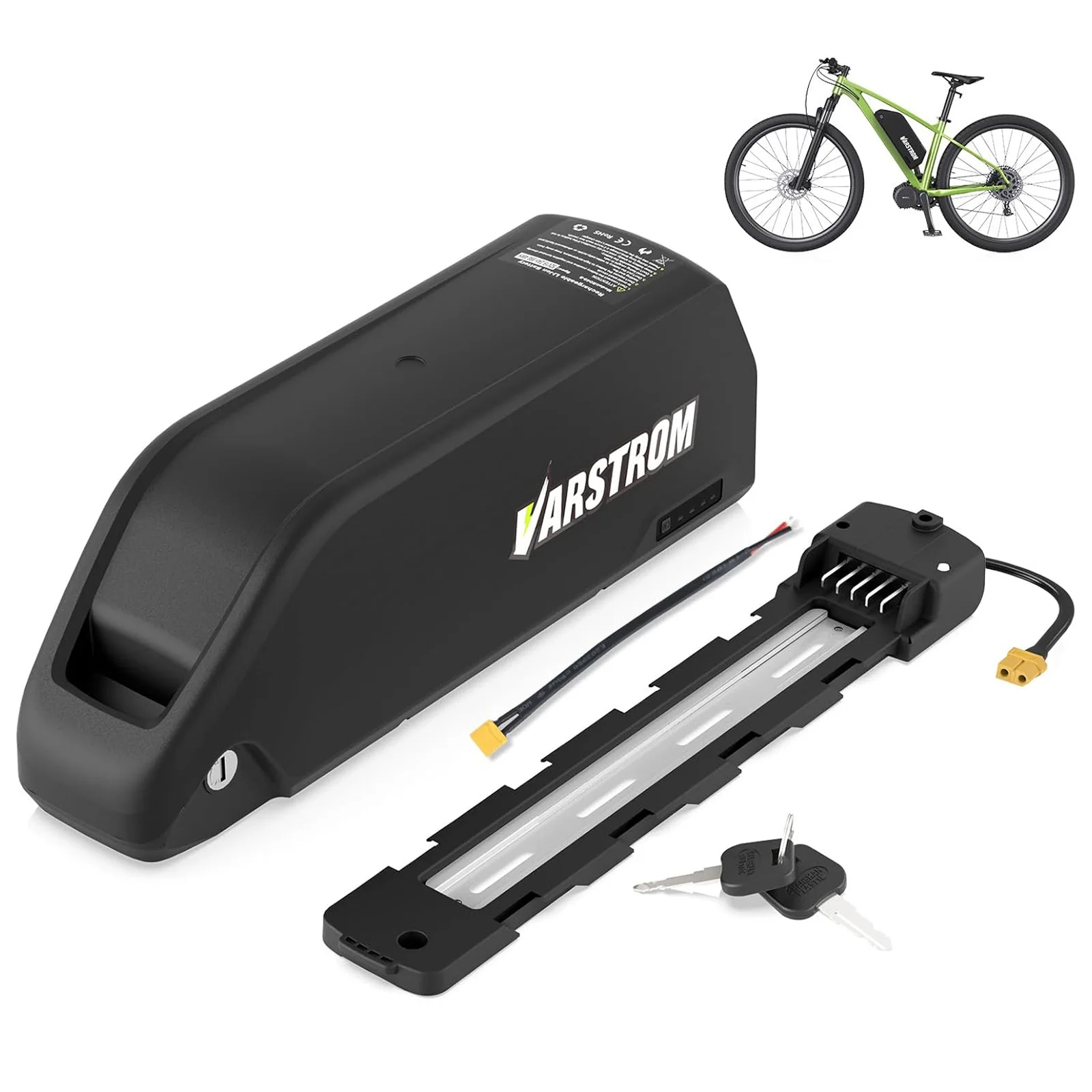 Elektrische Fahrradbatterie Hailong 21700 18650 Zellenpaket 52V 48V 36V 13Ah 16Ah 20Ah 24Ah 25Ah Leistungsstarke E-Bike Lithium-Batterie für Bafang Motor Kit & TSDZ8 TSDZ16 TSDZ2B Motor
