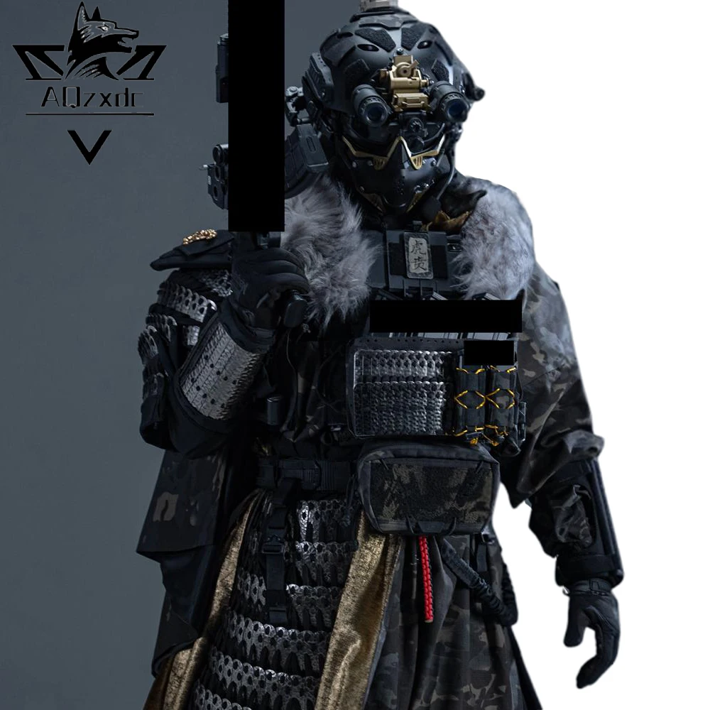 

Tactical Dragon Scale Armor Complete Set Medieval Warrior Knight Protection Set with Helmet vest cape for CS Cosplay Combat Game
