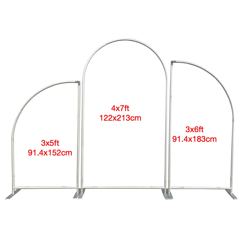 Aluminum Alloy Tube Arch Backdrop Wall Stand For Birthday Wedding Party Stage Decoration