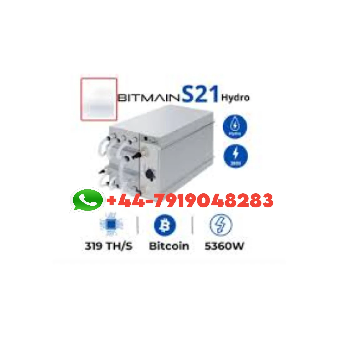 DESCONTO Bitmain Antminer S21 Hyd 335T 5360W BTC Miner ASIC BITCOIN Mineração