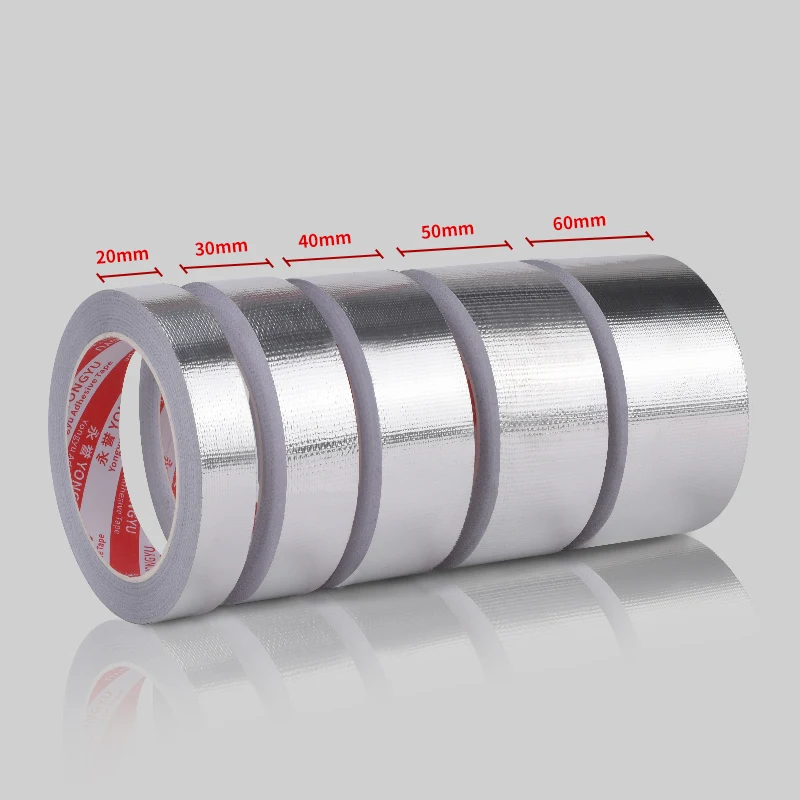 Aluminum Foil Tape, Multi-Purpose Wide Silver Metal Tape, Ideal for HVAC, Sealing, Insulation, Patching Air Ducts, Metal Repair