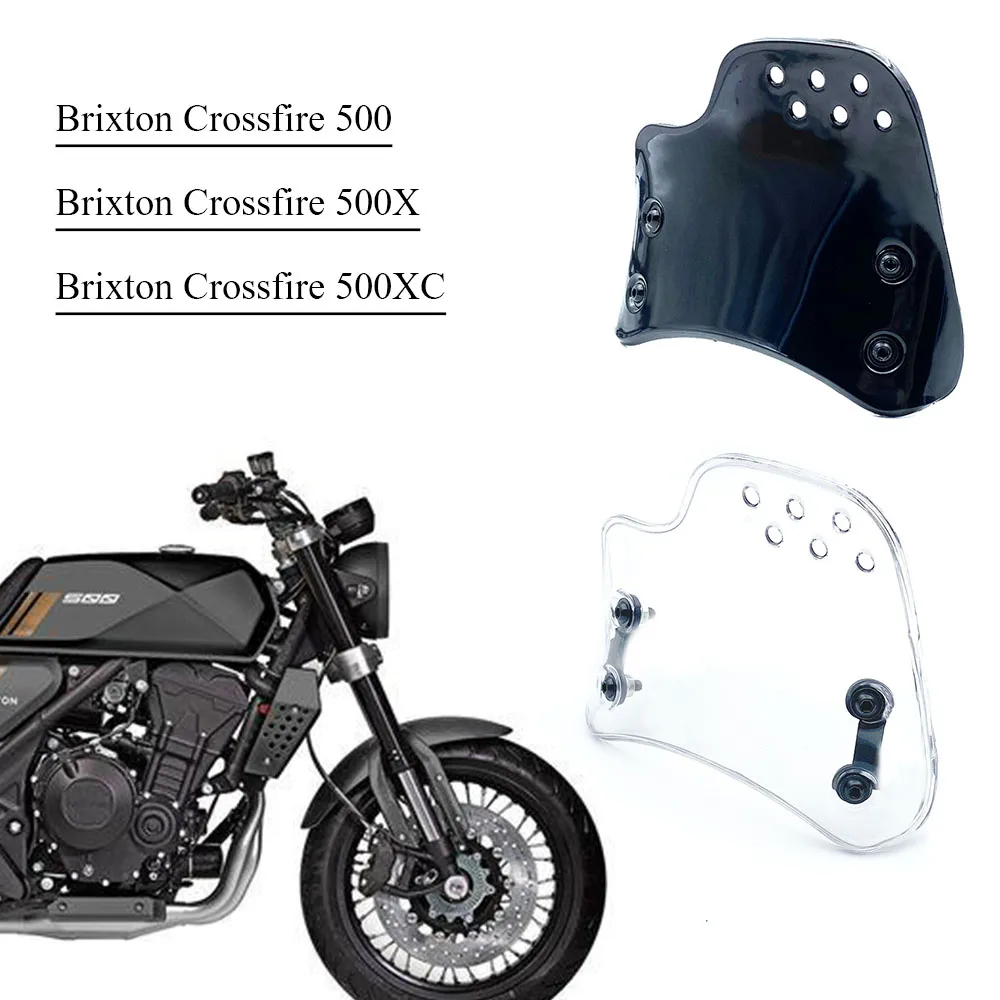 New Motorcycle Fit Brixton Crossfire 500 / 500X / 500XC Windshield Retro For Windshield Protection For Brixton Crossfire 500