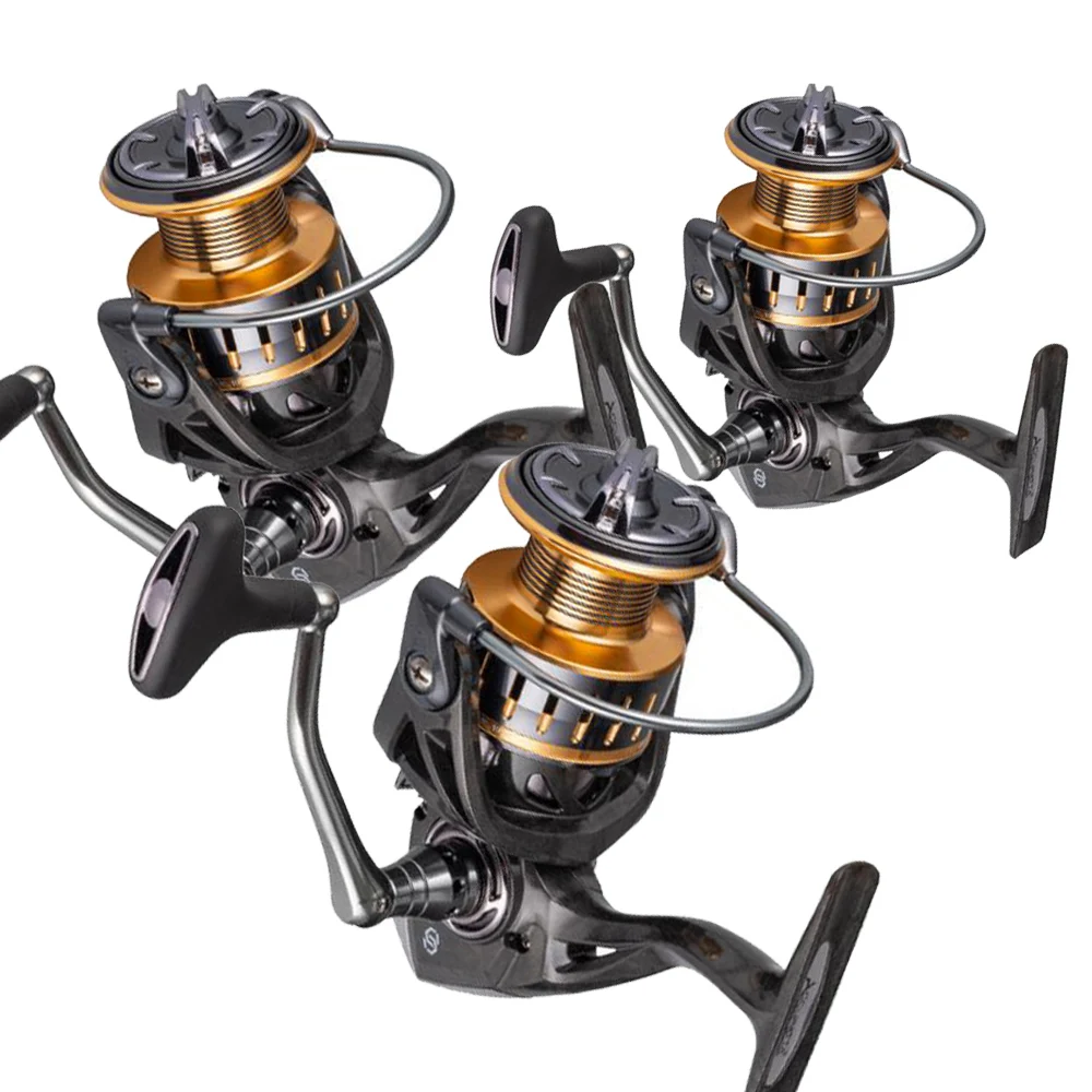 Kmucutie 3000 Series Metal Spool Spinning Fishing Reel 15KG Max Drag Saltwater Fresh Carp Surf  Spinning Fishing  Reels