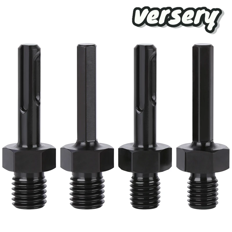 Hex Arbor SDS Além disso Shank, Adaptador Adequado para Diamond Core Bits, Buraco Saw, Cabido no Martelo, Broca Elétrica, Rosca M14, 3/8 \