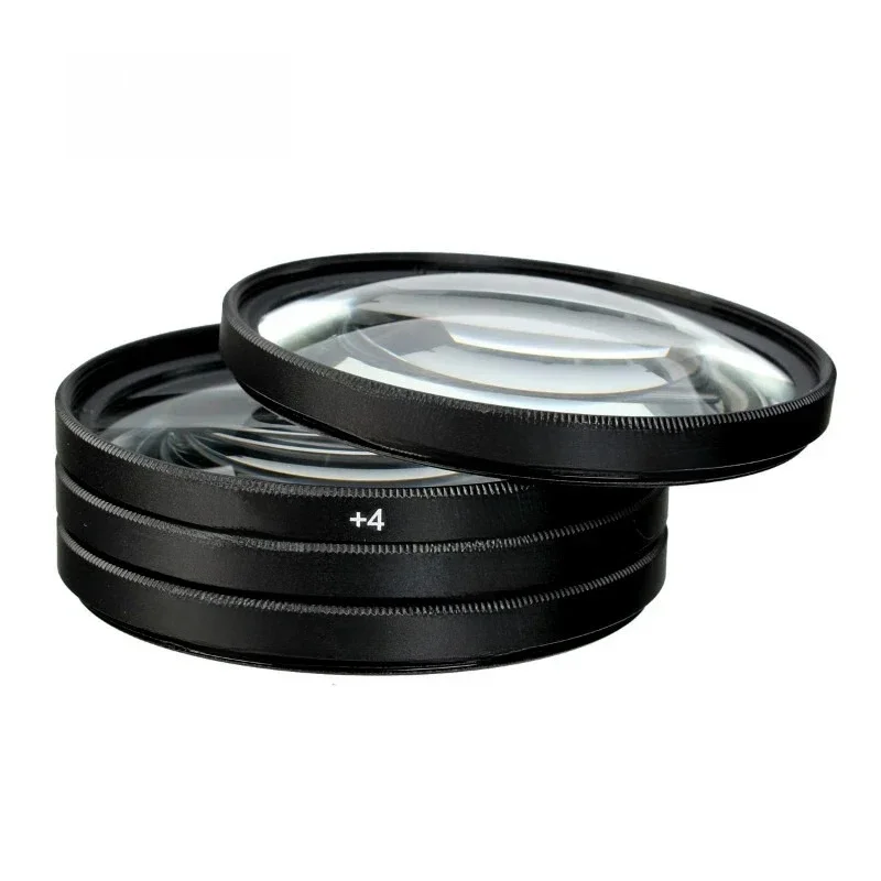 Zestaw filtrów do obiektywów makro +1 +2 +4 +10, 46 mm, 49 mm, 52 mm, 55 mm, 58 mm, 62 mm, 67 mm, 72 mm, 77 mm, 82 mm, do aparatów Canon, Nikon i Sony. — zdjęcie produktu 6