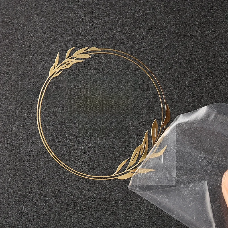 Autocollant de transfert 3D personnalisé, logo en métal argenté, impression DTF, étiquette de bouteille de parfum, décalcomanie de marque en relief brillant, relief auto-adhésif