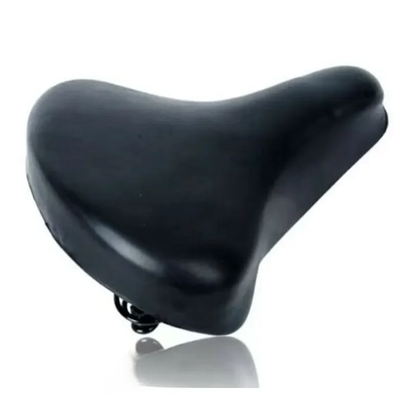 Sillin de bicicleta de espuma perforada suave com muelles negros para todo o tipo de bicicletas,de