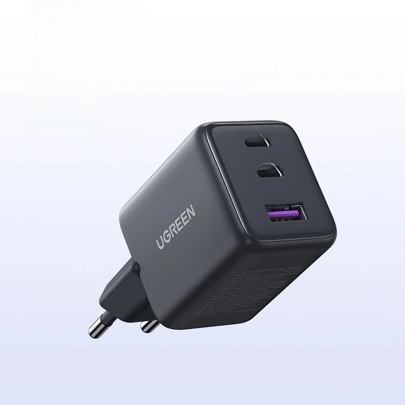 UGREEN 30W GaN-oplader 3 poorten PD 3.0 USB C-oplader voor iPhone 17 16 15 Pro Samsung S25 Xiaomi tablet iPad Air Pro telefoonoplader - afbeelding 2