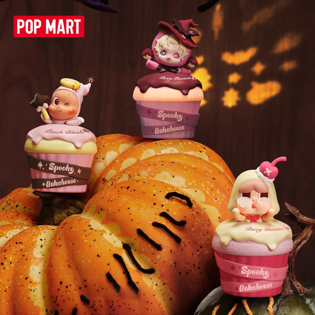 【EU EXKLUSIV】POP MART Spooky Bakehouse Serie - Projektions-Nachtlicht Blind Box 1 Stück/6 Stück POPMART Blind Box Niedliches Spielzeug