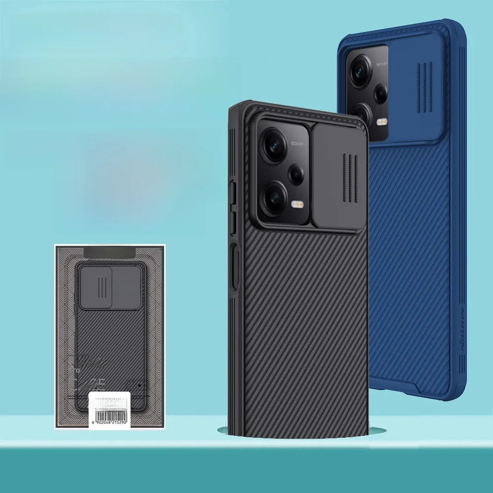 Nillkin para xiaomi redmi note 12 pro 5g caso camshield pro slide câmera capa traseira para redmi