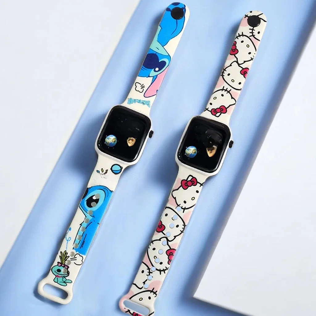 New Stitch Children Watches Girls Reloj Inteligente Para Niños Niña Reloj Hello Kitty Digital Watch Women Relógio Infantil — zdjęcie 2